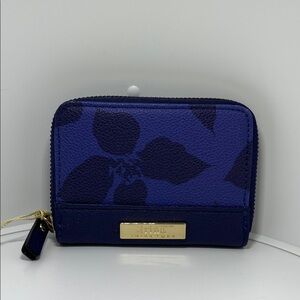 Trina Turk blue floral wallet